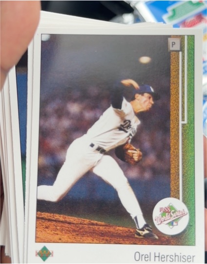 1989 Upper Deck #667 Orel Hershiser — front