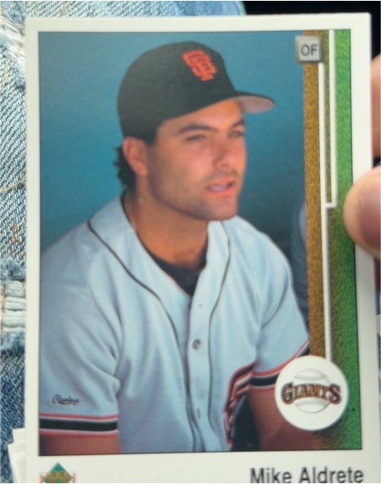 1989 Upper Deck #239 Mike Aldrete — front