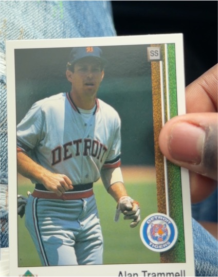 1989 Upper Deck #290 Alan Trammell Detroit Tigers — front