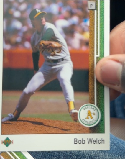 1989 Upper Deck #191 Bob Welch — front
