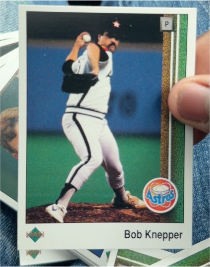 1989 Upper Deck #422 Bob Knepper — front