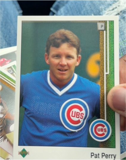 1989 Upper Deck #345 Pat Perry Chicago Cubs — front