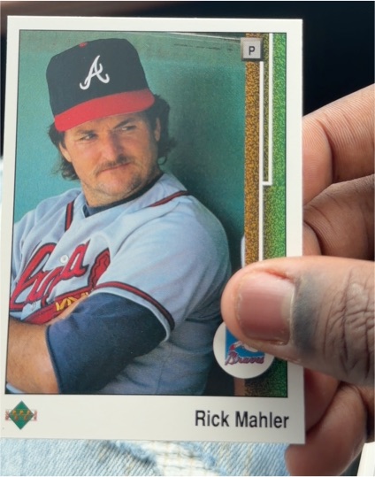 1989 Upper Deck #74 Rick Mahler — front