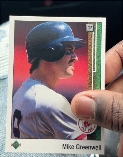 1989 Upper Deck #432 Mike Greenwell — front