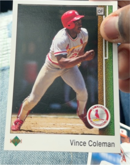 1989 Upper Deck #253 Vince Coleman — front