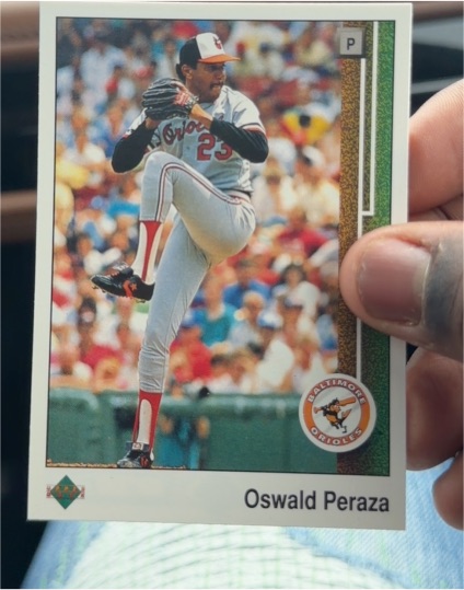 1989 Upper Deck #651 Oswald Peraza — front