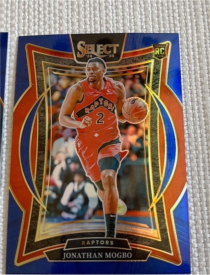 2024-25 Panini Select #87 Jonathan Mogbo Blue Concourse — front