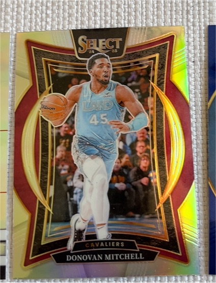 2023-24 Panini Select #21 Donovan Mitchell — front