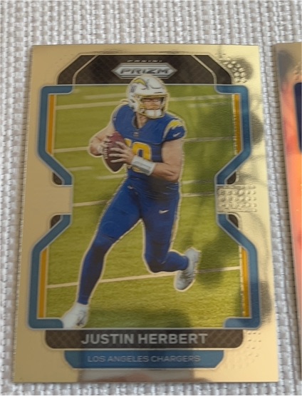 2025 Panini Prizm #215 Justin Herbert — front