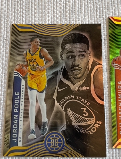 2021-22 Panini Illusions #108 Jordan Poole — front