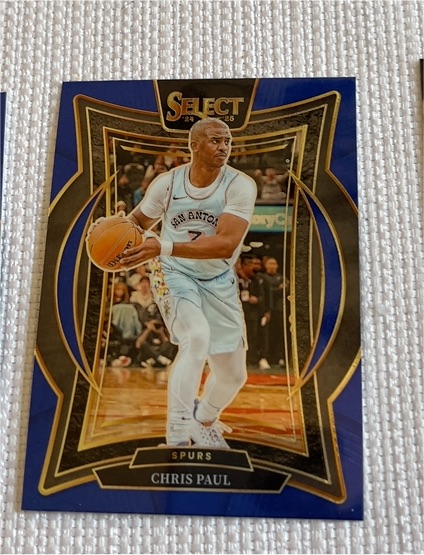 2024-25 Panini Select #22 Chris Paul Blue Concourse — front
