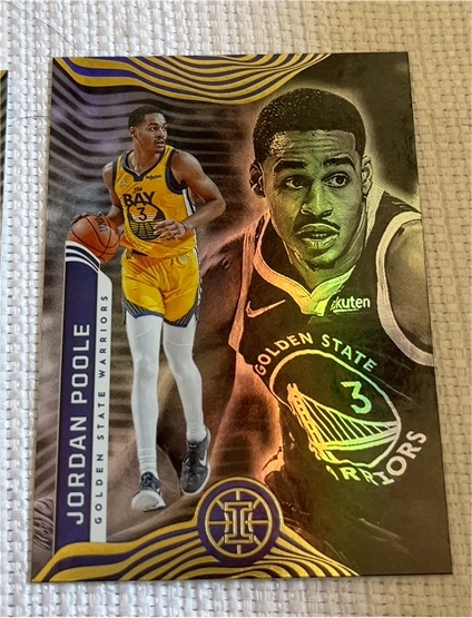 2021-22 Panini Illusions #108 Jordan Poole — front