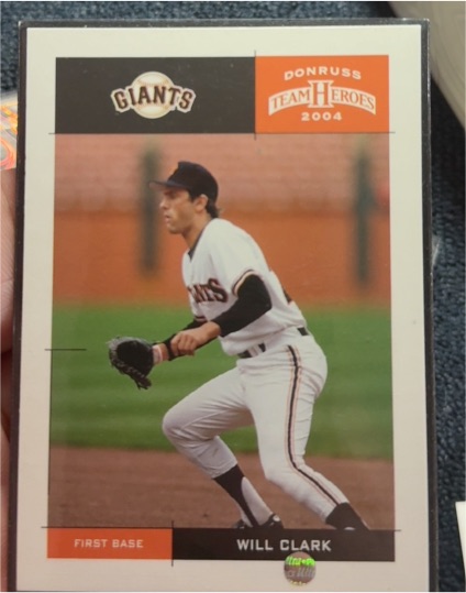 2004 Donruss Team Heroes #369 Will Clark — front