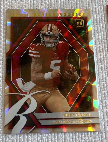 2021 Donruss Elite Series Rookies #ESR-TLA Trey Lance — front