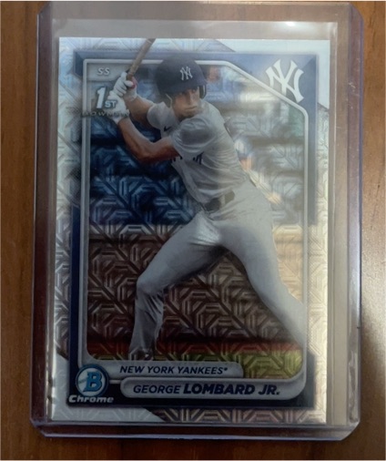 2024 Bowman Chrome #BCP-79 George Lombard Jr. — front
