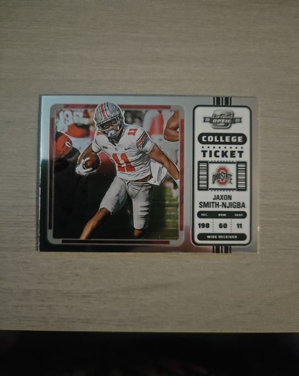 2023 Panini Chronicles Draft Picks Contenders Optic #6 Jaxon Smith-Njigba — front