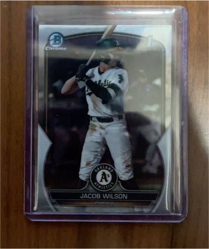 2023 Bowman Chrome #BDC-121 Jacob Wilson — front