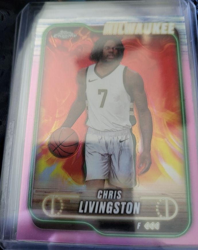 2024-25 Topps Chrome #70 Chris Livingston — front
