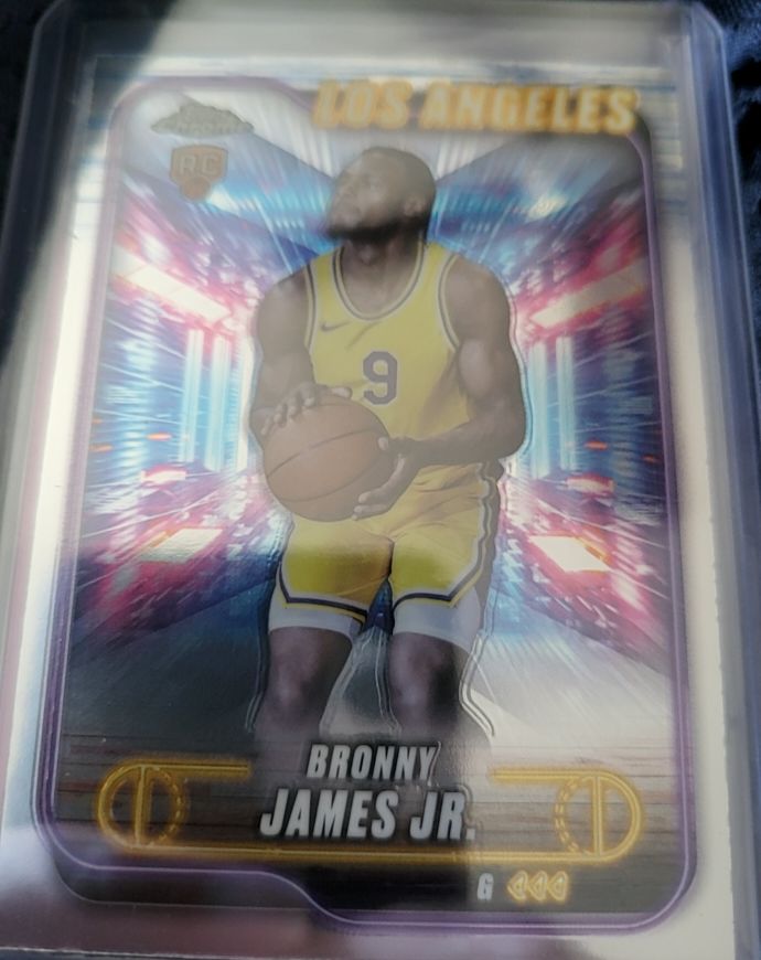 2024-25 Topps Chrome #149 Bronny James Jr. — front