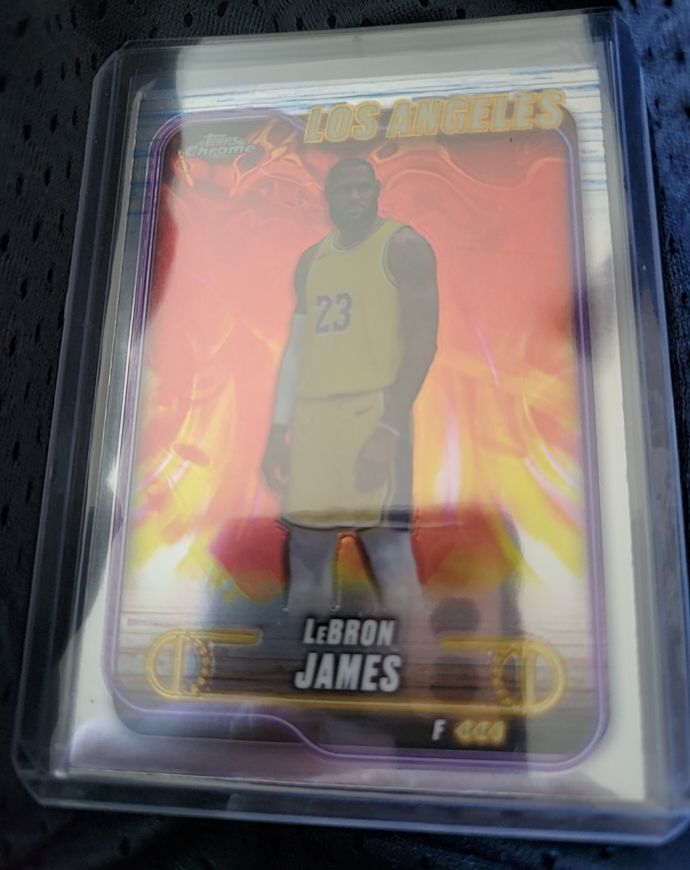 2024-25 Topps Chrome #22 LeBron James — front