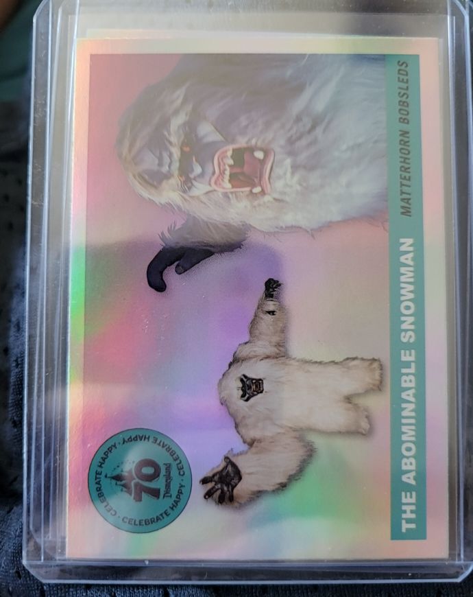 2025 Topps Disneyland 70th Anniversary #T55-8 The Abominable Snowman — front