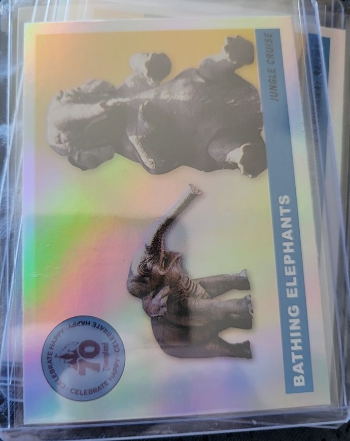 2025 Topps Disneyland 70th Anniversary 1955 Icons #T55-5 Bathing Elephants — front