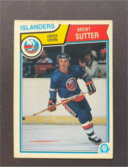 1983-84 O-Pee-Chee #18 Brent Sutter New York Islanders — front
