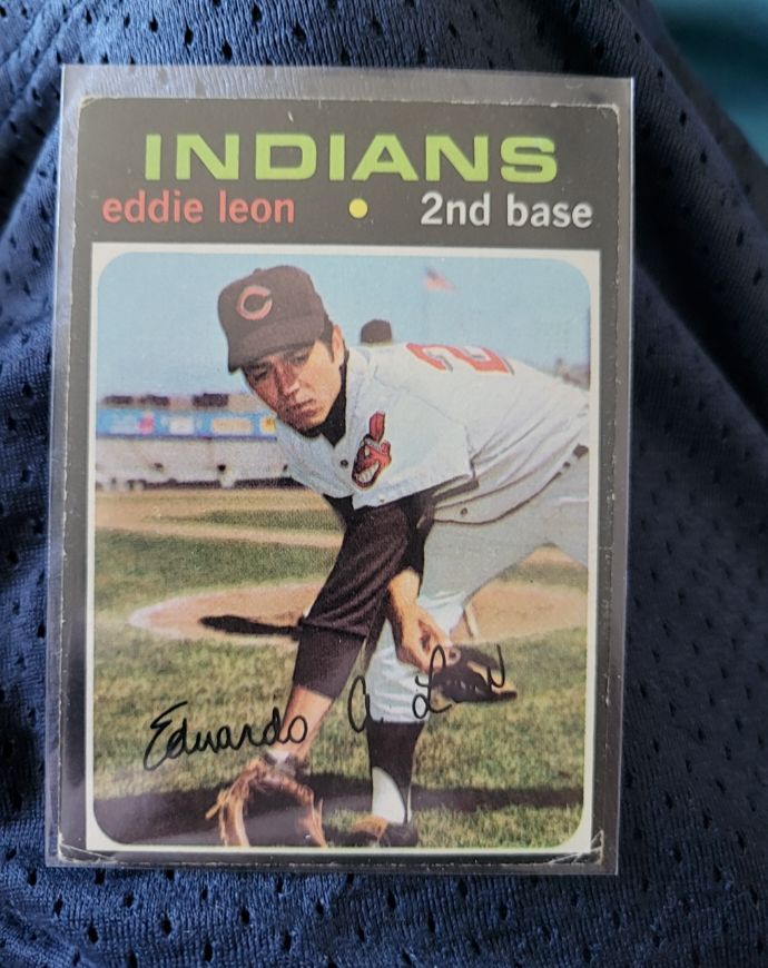 1971 Topps #252 Eddie Leon — front