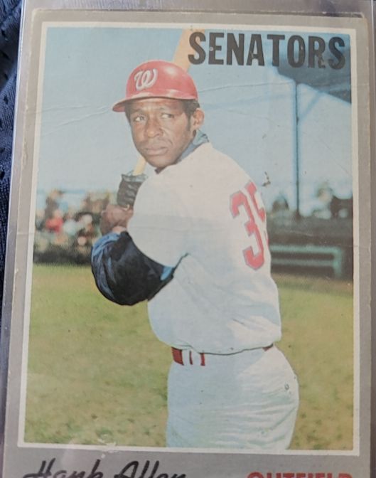 1970 Topps #14 Hank Allen Washington Senators — front