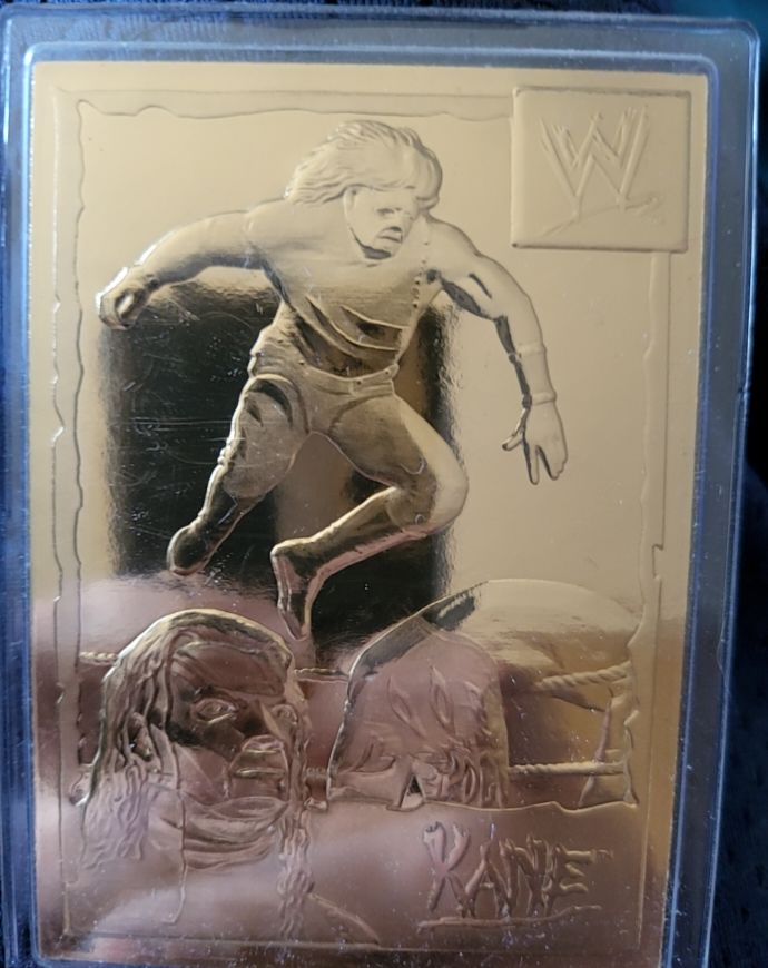 1999 Danbury Mint WWF 22kt Gold #10 Kane — front