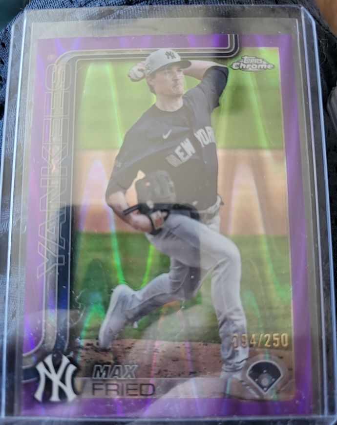 2025 Topps Chrome #39 Max Fried — front