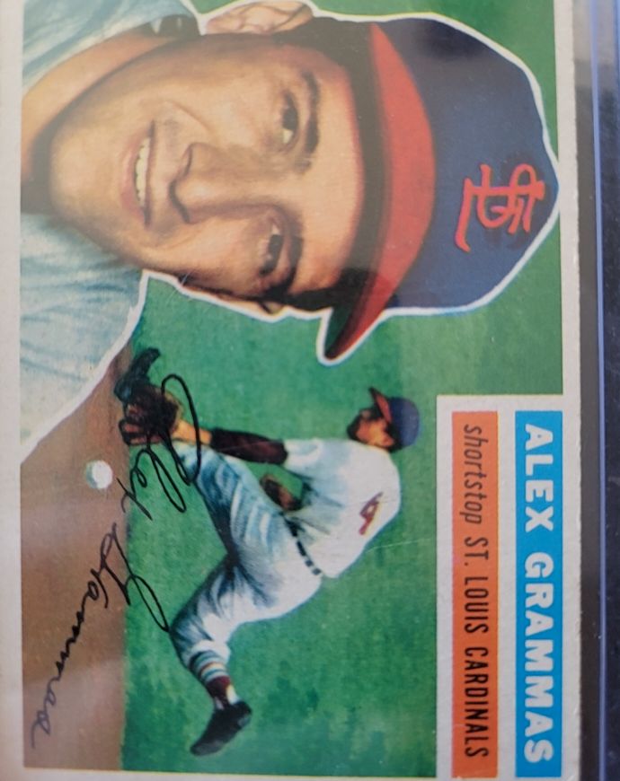 1956 Topps #37 Alex Grammas — front