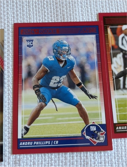 2024 Score Rookie Andru Phillips — front