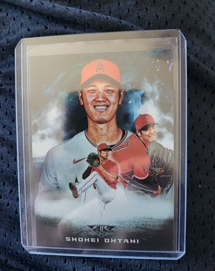 2020 Topps Fire Smoke and Mirrors #SM-16 Shohei Ohtani — front