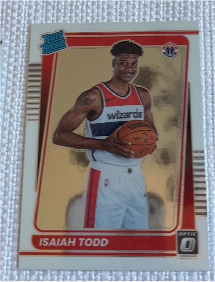 2021-22 Panini Donruss Optic #187 Isaiah Todd — front