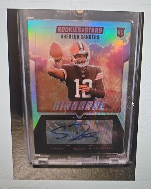2025 Panini Rookies & Stars #2 Shedeur Sanders Airborne — front