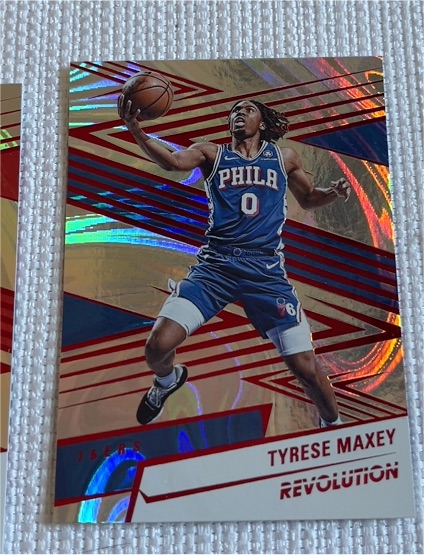 2024-25 Panini Revolution #35 Tyrese Maxey — front