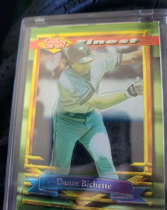 1994 Topps Finest #59 Dante Bichette — front