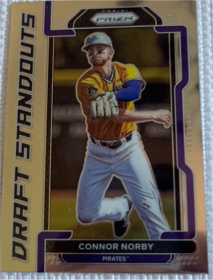 2021 Panini Prizm Draft Picks Draft Standouts #DS-CN Connor Norby — front