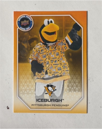 2024 Upper Deck National Hockey Card Day #M-10 Iceburgh Pittsburgh Penguins — front