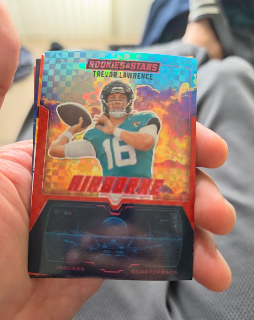 2025 Panini Rookies & Stars Airborne #6 Trevor Lawrence — front