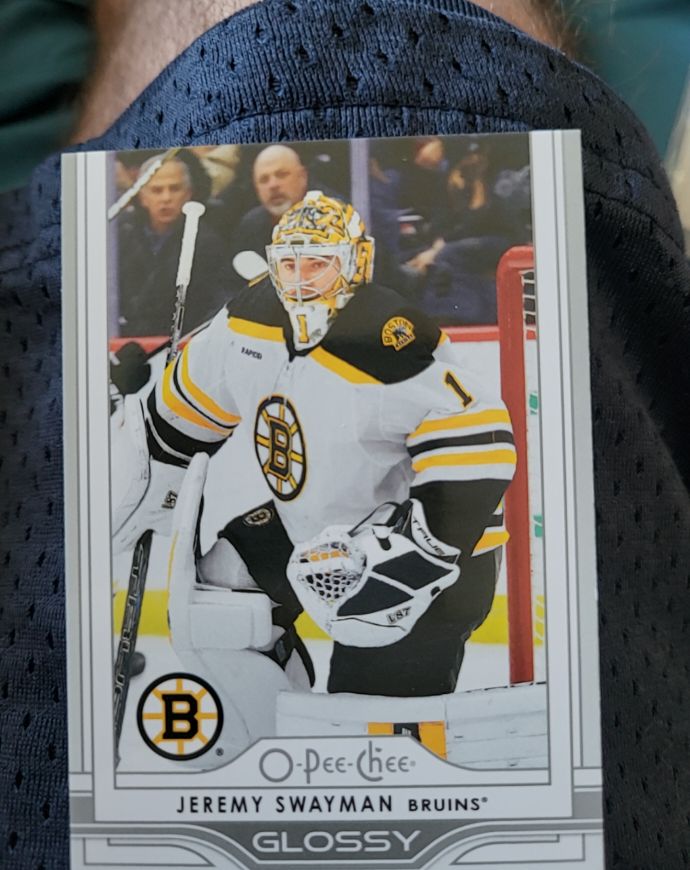 2025-26 Upper Deck O-Pee-Chee Glossy #OG-14 Jeremy Swayman — front