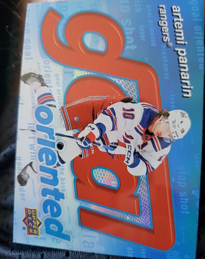2025-26 Upper Deck Series 1 Goal Oriented #GO-15 Artemi Panarin — front