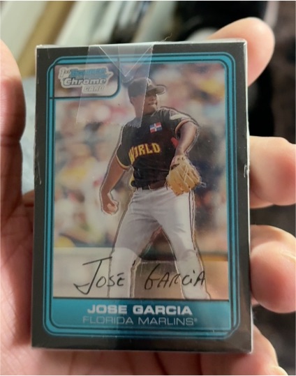 2006 Bowman Chrome #FG45 Jose Garcia — front