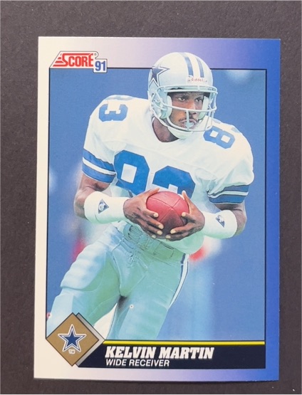 1991 Score #74 Kelvin Martin — front