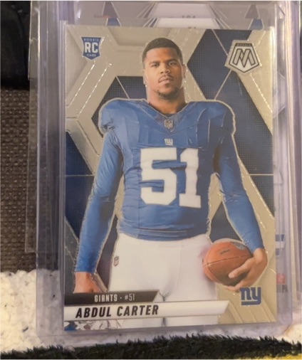 2025 Panini Mosaic #282 Abdul Carter — front