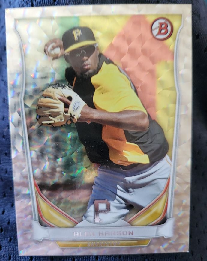 2014 Bowman Draft Top Prospects Silver Ice #TP-34 Alen Hanson — front