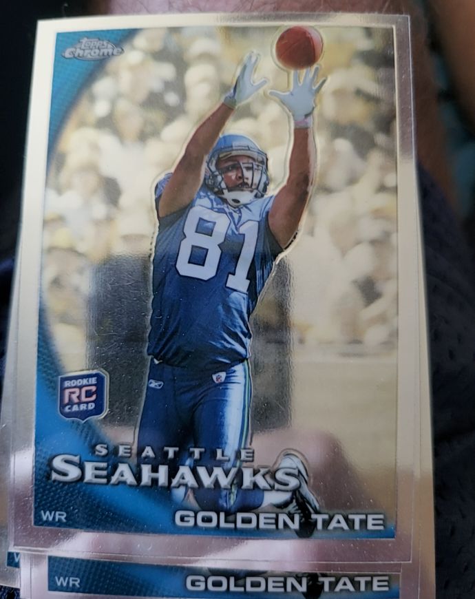 2010 Topps Chrome #C11 Golden Tate — front