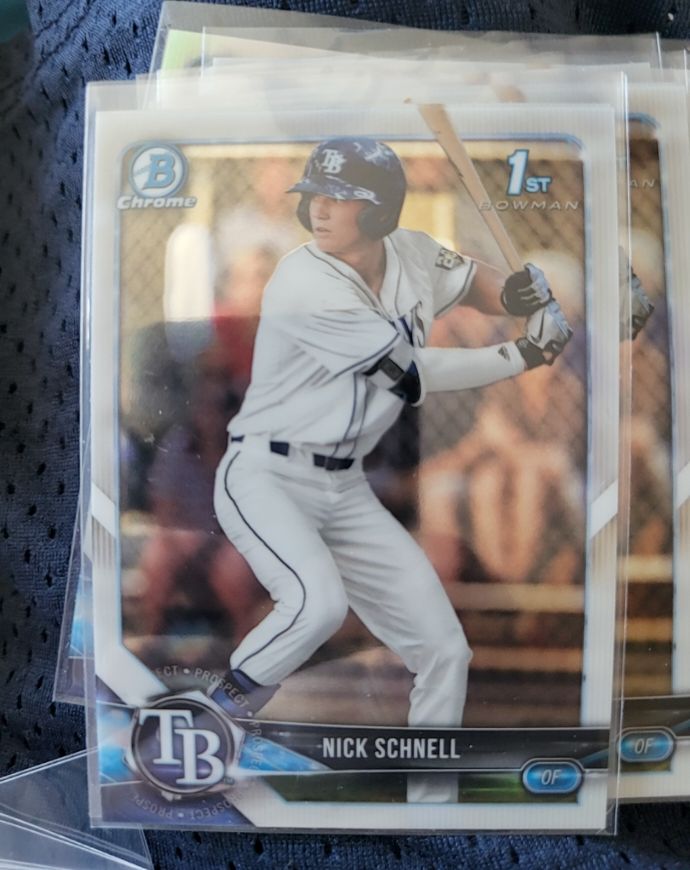 2018 Bowman Chrome Draft #BDC-44 Nick Schnell — front