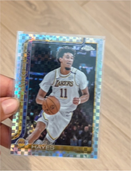 2025-26 Topps Chrome #125 Jaxson Hayes X-Fractor — front